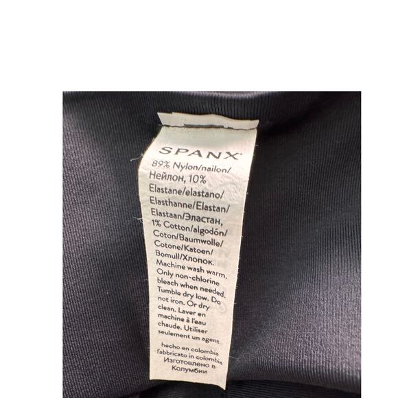 NEW SPANX Very Black ExtraOrdinary EcoCare Seamless Shaping Thong Plus Size 1X - Picture 9 of 10